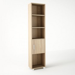 Βιβλιοθήκη σε χρώμα δρυς 40x30x180