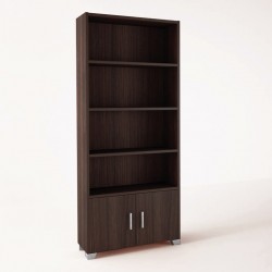 Βιβλιοθήκη σε χρώμα βέγγε 75x30x180