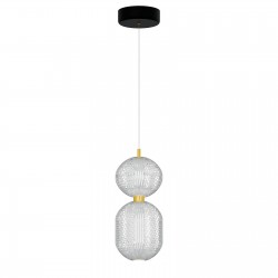 Φωτιστικό Κρεμαστό Led 30W 4000K Χρυσό 39x15x120cm