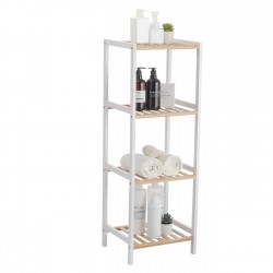 Ραφιέρα kit απο mdf σε χρώμα λευκό/σονόμα 35x35x100