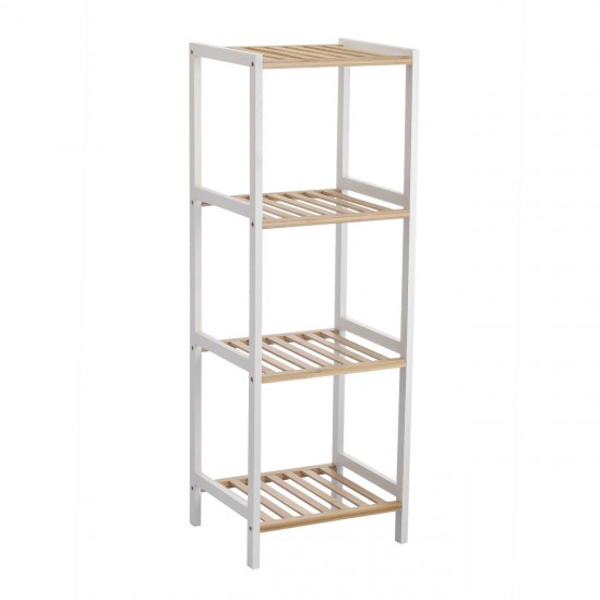 Ραφιέρα kit απο mdf σε χρώμα λευκό/σονόμα 35x35x100