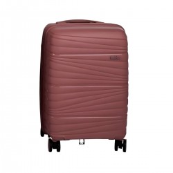 Βαλίτσα "TRAVEL" σκληρή σε χρώμα ροζ