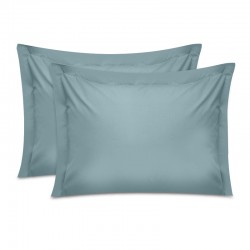 Μαξιλαροθήκες ύπνου Tonne Cotton Box Σετ 2 τμχ χρώμα μέντα 50x80+5εκ.