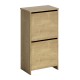 Παπουτσοθήκη Port Megapap χρώμα sapphire oak 48x31x92εκ.