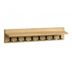 Κρεμάστρα τοίχου Vettini Megapap χρώμα sapphire oak 100x12x20εκ.
