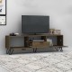 Έπιπλο τηλεόρασης Jasmine Megapap χρώμα καρυδί 170x35x50εκ.