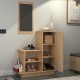 Έπιπλο εισόδου Cute Megapap χρώμα φυσικό οξιάς 90x35x95εκ.