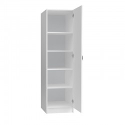 Ντουλάπα ρούχων Victoria Megapap μονόφυλλη χρώμα λευκό 50x60x181εκ.