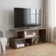 Έπιπλο τηλεόρασης Forever Megapap χρώμα καρυδί 100x30x40cm.
