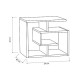 Τραπεζάκι βοηθητικό Labirent Megapap Megapap χρώμα λευκό 54x40x45εκ.