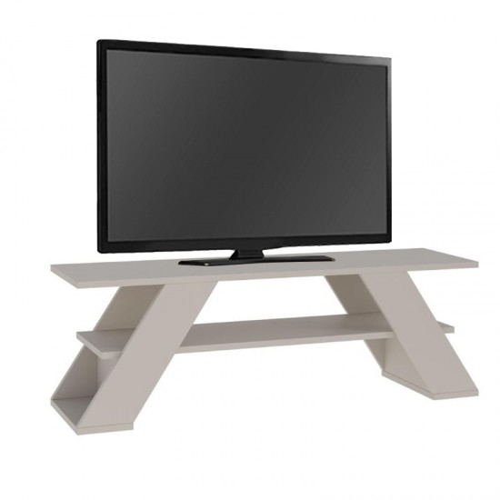 Έπιπλο τηλεόρασης Farfalla Megapap χρώμα sandstone 120x33,5x40εκ.