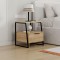 Κομοδίνο Pal Megapap χρώμα sapphire oak 45x40x50εκ.
