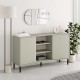 Μπουφές Frem Megapap χρώμα ash green 150x40x81εκ.