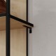 Βιβλιοθήκη Archy Megapap χρώμα sapphire oak 53x31,7x180εκ.