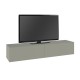 Έπιπλο τηλεόρασης επιτοίχιο Francy Megapap χρώμα ash green 135x31,7x25εκ.