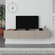 Έπιπλο τηλεόρασης επιτοίχιο Francy Megapap χρώμα sandstone 180x30x30εκ.