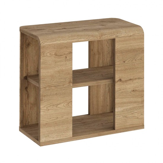 Τραπεζάκι βοηθητικό Colia Megapap χρώμα sepet oak 58x25x50εκ.