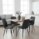 Τραπέζι Roger Megapap Mdf - μεταλλικό χρώμα ακακίας 120x70x75εκ.