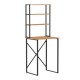 Έπιπλο πλυντηρίου Bobby Megapap χρώμα pine oak 67x60x178εκ.