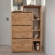 Παπουτσοθήκη Lego Megapap χρώμα pine oak 90x32x143εκ.