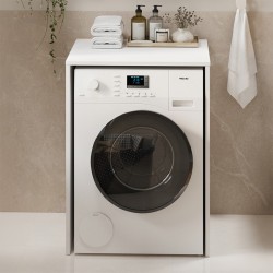 Έπιπλο πλυντηρίου Pinar Megapap χρώμα λευκό 65,5x60x88,6εκ.