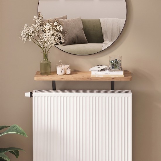 Ραφιέρα τοίχου Barca Megapap χρώμα pine oak 60x17,5x20,4εκ.