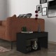 Τραπεζάκι βοηθητικό Rosana Megapap χρώμα μαύρο 35x29,5x60εκ.