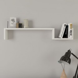 Ραφιέρα τοίχου Happy Megapap χρώμα λευκό 87,4x14,5x14,5εκ.