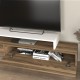 Έπιπλο τηλεόρασης Nirvana Megapap χρώμα καρυδί - λευκό 180x31,3x41,7εκ.