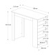 Τραπέζι μπαρ Monaco Megapap χρώμα ανθρακί - sapphire oak 120x51,6x101,8εκ.