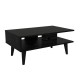 Τραπεζάκι σαλονιού Andros Megapap χρώμα sencron black 90x54x39,6εκ.