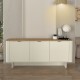 Μπουφές Bohema Megapap χρώμα ivory - sepet oak 180x47x76,6εκ.