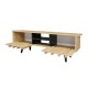 Έπιπλο τηλεόρασης Gemma Megapap χρώμα sepet oak 150x35x46,7εκ.