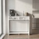 Κονσόλα - Κάλυμμα καλοριφέρ Opelya Megapap χρώμα λευκό 110x31,4x100εκ.