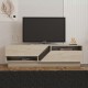 Έπιπλο τηλεόρασης Koza Megapap χρώμα travertine 160x40x45εκ.