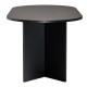 Τραπέζι Sablin Megapap χρώμα black wood 180x89,5x75εκ.