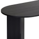 Τραπέζι Sablin Megapap χρώμα black wood 180x89,5x75εκ.