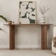 Κονσόλα Sira Megapap χρώμα καρυδί 150x35x75εκ.