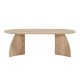 Τραπεζάκι σαλονιού Melina Megapap χρώμα sapphire oak 120x60x40εκ.