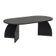 Τραπεζάκι σαλονιού Melina Megapap χρώμα black wood 120x60x40εκ.