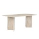 Τραπέζι Linza Megapap χρώμα travertine 180x90x75εκ.