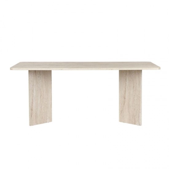 Τραπέζι Linza Megapap χρώμα travertine 180x90x75εκ.