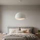 Φωτιστικό οροφής Loval Megapap E27 fiberglass μονόφωτο χρώμα λευκό 50x44x120εκ.