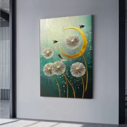 Πίνακας σε καμβά "Wildflowers" Megapap ψηφιακής εκτύπωσης 70x100x3εκ.