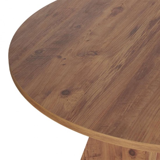 Τραπέζι Virela Megapap χρώμα atlantic pine Ø120x75εκ.
