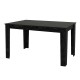 Σετ τραπεζαρία 5τμχ Darlen - Laura Megapap χρώμα sencron black - γκρι 125x72x74εκ.