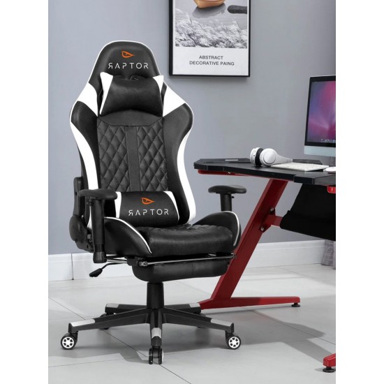 Καρέκλα Gaming Raptor Spectre-Leuko