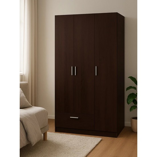 Ντουλάπα Wilson 3DS τρίφυλλη-Wenge