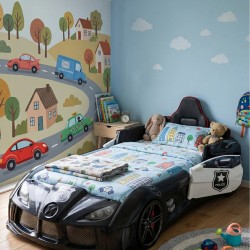 Παιδικό Κρεβάτι Police Racer LED