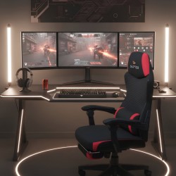 Καρέκλα Gaming Raptor Venom-Kokkino